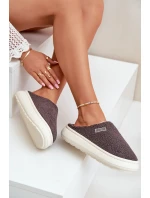 Zateplené Pantofle Na Silné Podešvi Big Star model 21678335 Tmavě Šedé - Big Star Shoes Zateplené Pantofle Na Silné Podešvi Big Star model 21678335 Tmavě Šedé - Big Star Shoes