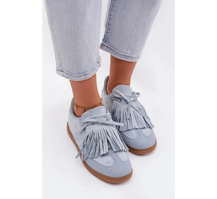 Dámské tenisky s třásněmi modré Dorivelle