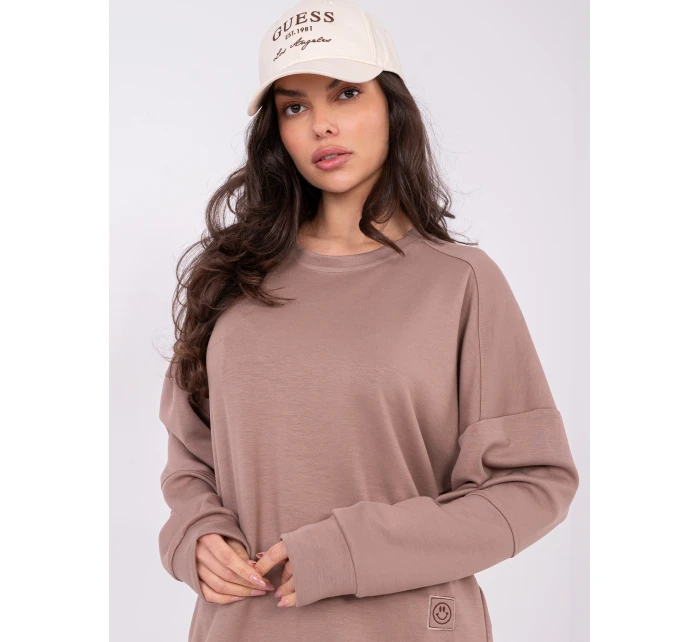 Bluza RV BL model 21807970 ciemny bezowy - FPrice Bluza RV BL model 21807970 ciemny bezowy - FPrice