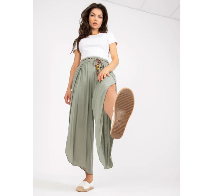 Dámske nohavice TW SP BI 81378.24P khaki Dámske nohavice TW SP BI 81378.24P khaki