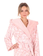 Dámsky župan Flora s kapucňou 3956 3053 pink pearl - Vestis