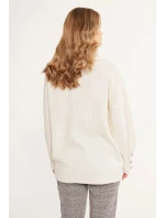 Svetr Golf s rukávy bílý model 20745483 - Monnari Svetr Golf s rukávy bílý model 20745483 - Monnari