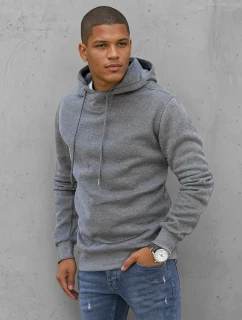 Pánska tmavosivá mikina FashionStreet BX5427