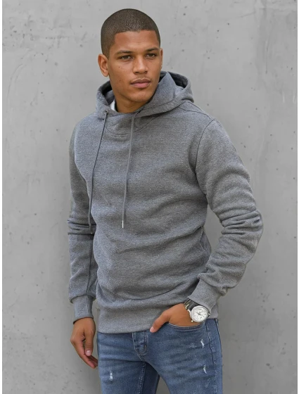 Pánská mikina s kapucí tmavě šedá Dstreet model 21966684 - FashionStreet