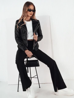 Dámská kožená bunda black Dstreet model 21973160 - FashionStreet