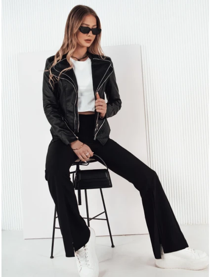 AGER dámska kožená bunda ramones black FashionStreet TY4161 AGER dámska kožená bunda ramones black FashionStreet TY4161