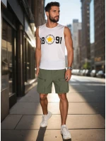 Pánská košile bez rukávů bílá Dstreet model 21988509 - FashionStreet