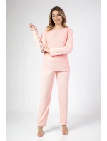 Dámske froté pyžamo Regina 677 long/r 2XL-3XL