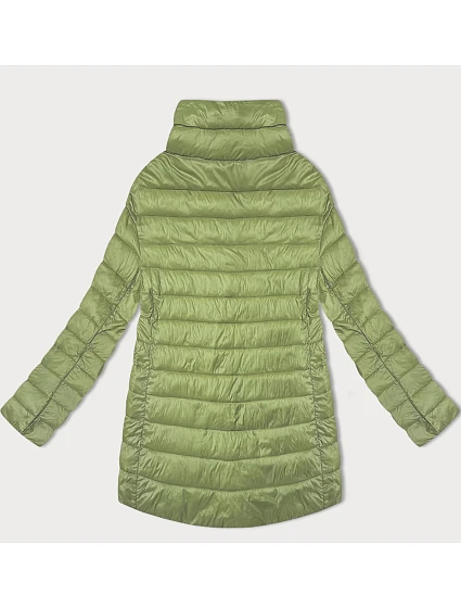 Dámská prošívaná bunda v pistáciové barvě se stojáčkem model 21061157 - MINORITY