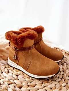 Dětské Sněhule zateplené Big Star model 21565153 Camel - Big Star Shoes