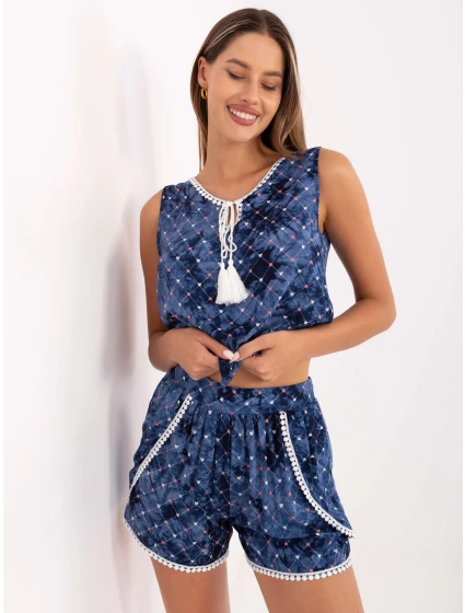 Šortky AT SN 2501A.02 tmavo modrá Šortky AT SN 2501A.02 tmavo modrá