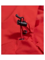 Dúhová bunda dámska červená