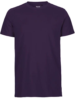 Neutral O 61001 Pánske tričko z bio bavlny 77.6101 fialové