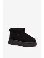 Dámské Sněhule Na Platformě Zateplené Kožíškem Černé model 21705246 - Boto Dámské Sněhule Na Platformě Zateplené Kožíškem Černé model 21705246 - Boto