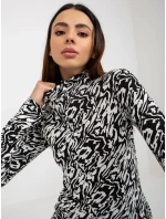 Dámska blúzka LK BZ 509197 1.51P biela a čierna - FPrice