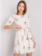 Šaty LK SK 507547.16P svetlo béžová