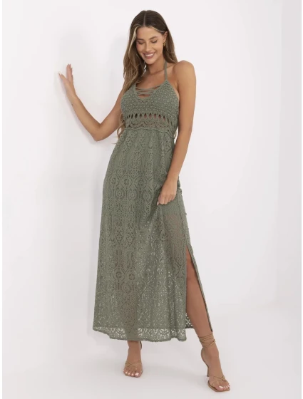 Šaty MI SK 88191.63 khaki Šaty MI SK 88191.63 khaki