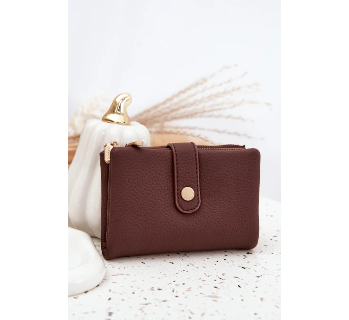 Dámska peňaženka z ekokože Ilissea - čokoládová