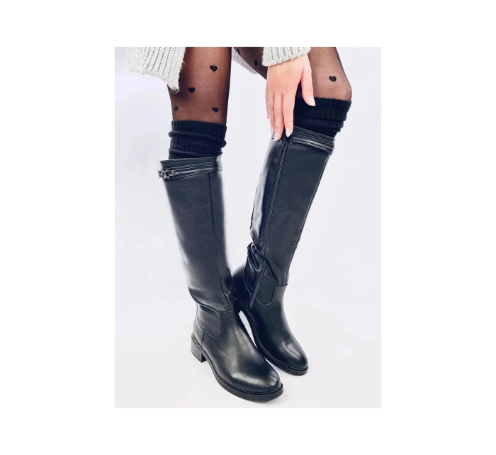 Dámske čižmy YY-52 black - Inello