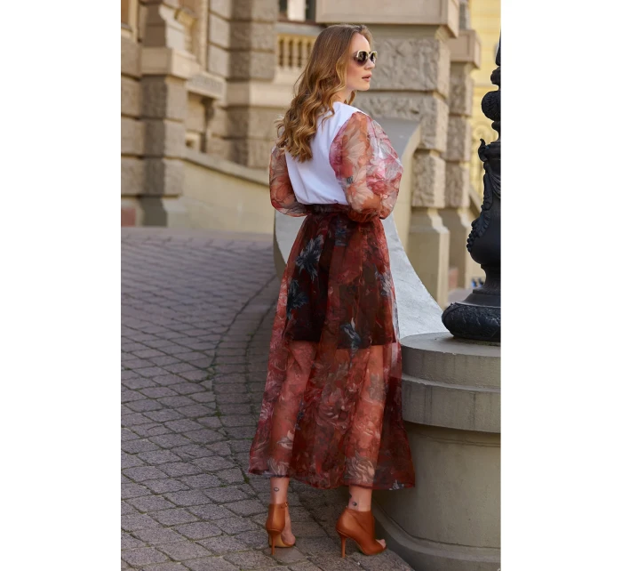 Dlhá sukňa model 145582 Makadamia