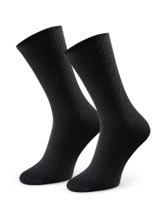 Steven ponožky art.093 pánske vlnené ponožky s diamantom 41-46