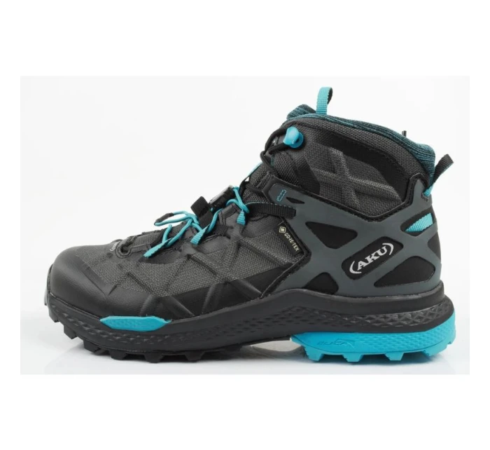 Dámska turistická obuv AKU Rocket Mid DFS GTX - black/turquoise Dámska turistická obuv AKU Rocket Mid DFS GTX - black/turquoise