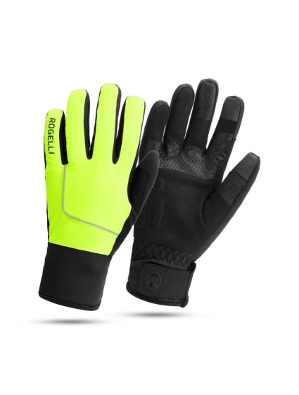 Rogelli rękawiczki zimowe ESSENTIAL fluor 2XL
