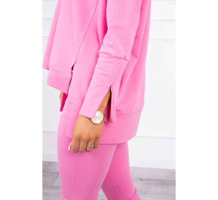 Souprava s oversize halenkou světle růžová Souprava s oversize halenkou světle růžová