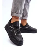 Damskie Buty Sportowe Sneakersy Big Star MM274232 Czarne Damskie Buty Sportowe Sneakersy Big Star MM274232 Czarne