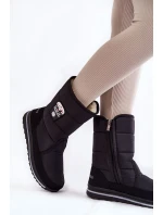 Dámske snežnice so zipsom Progress PROGJ-21-09 Black Dámske snežnice so zipsom Progress PROGJ-21-09 Black