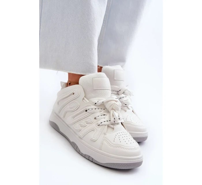 Dámske tenisky z ekokože biele Berilla Dámske tenisky z ekokože biele Berilla