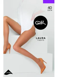 Polomatné dámske pančuchové nohavice LAURA - Lycra, 40 DEN