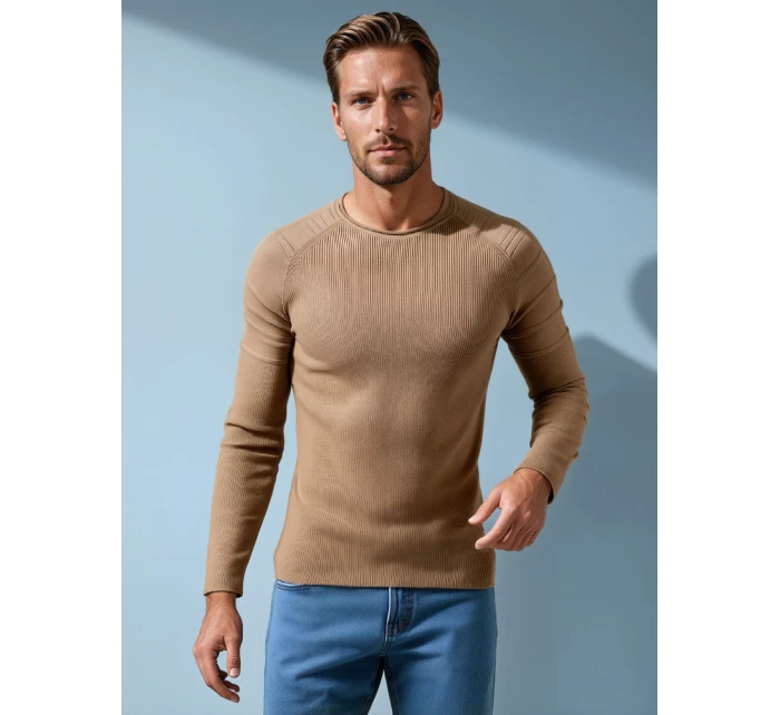 Pánský béžový svetr Dstreet model 21982656 - FashionStreet