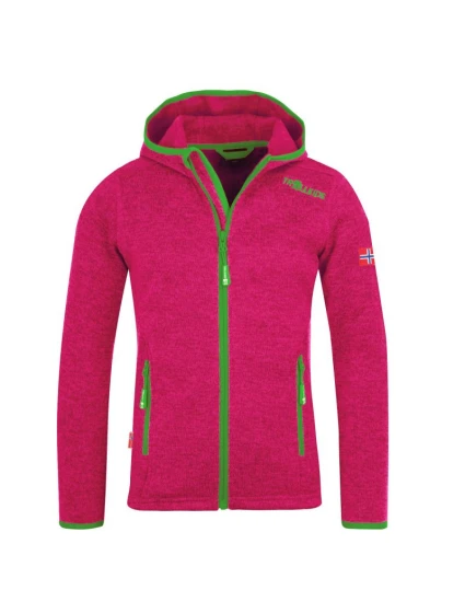 Trollkids Dievčenská fleecová bunda Jondalen Jacket XT Jr 221-213
