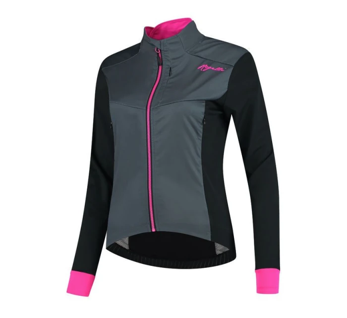Rogelli dámska bunda CONTENTA šedo-ružová XL