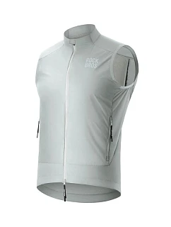 Rockbros vetruodolná vesta YDMJ003 jar/jeseň veľkosť M - biela/sivá
