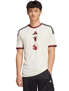 Pánske tričko adidas Manchester United 26/27 Third Jersey, béžové, KA6876