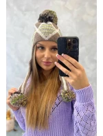 Dámská klapka na uši Eunika model 18751837 - K-Fashion Dámská klapka na uši Eunika model 18751837 - K-Fashion