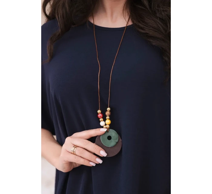 Oversized halenka s přívěskem námořnická modř