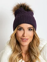 Dámska čiapka AT CZ 173501.44 tmavo fialová