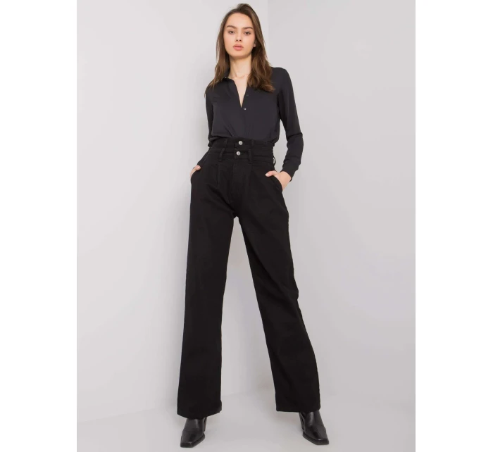 Džínsové nohavice MR SP 306.23 čierna