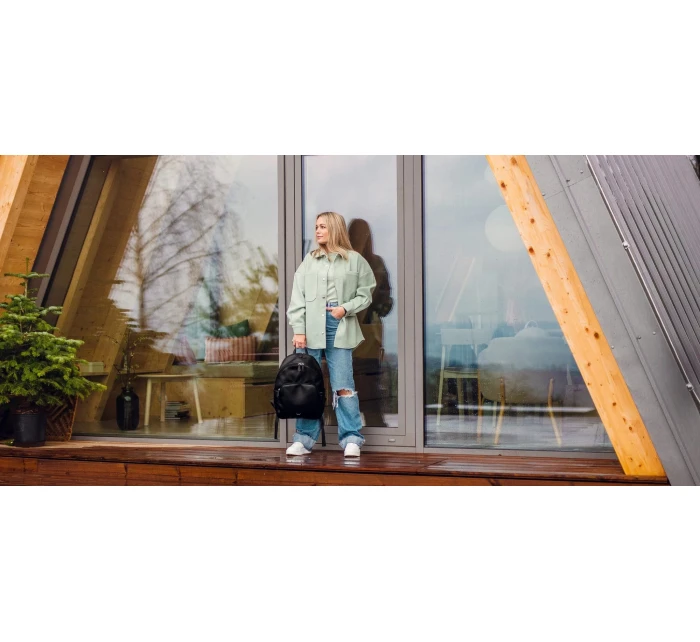 Módny batoh VUCH Elwin Black Módny batoh VUCH Elwin Black