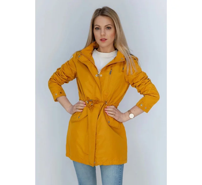 Žlutá bunda typu parka model 16143745 - MHM Žlutá bunda typu parka model 16143745 - MHM