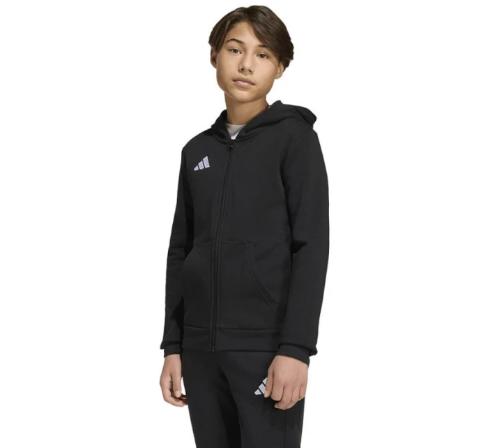 Adidas ENTRADA 26 Hoody Junior Mikina na zips KH1782 Adidas ENTRADA 26 Hoody Junior Mikina na zips KH1782