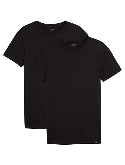 Pánske tričko Puma Everyday Crew Neck Tee, 2 ks, čierne, 947245 01