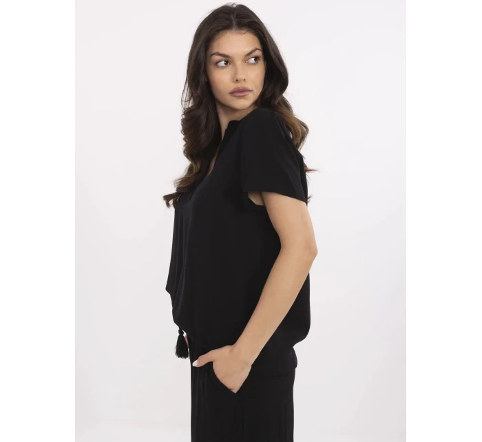 Blúzka D73761M11173A čierna