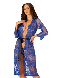 Zvodný župan Cobaltess peignoir - Obsessive