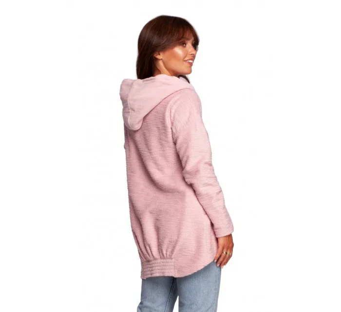 Dámsky sveter s kapucňou B249 - BE