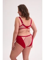 POLOMÄKKÁ MAXI PODPRSENKA AINA ART 1273 ČERVENÁ