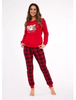 model 21413624 Zimní dlouhé/r Vánoce S2XL dámské pyžamo - Cornette